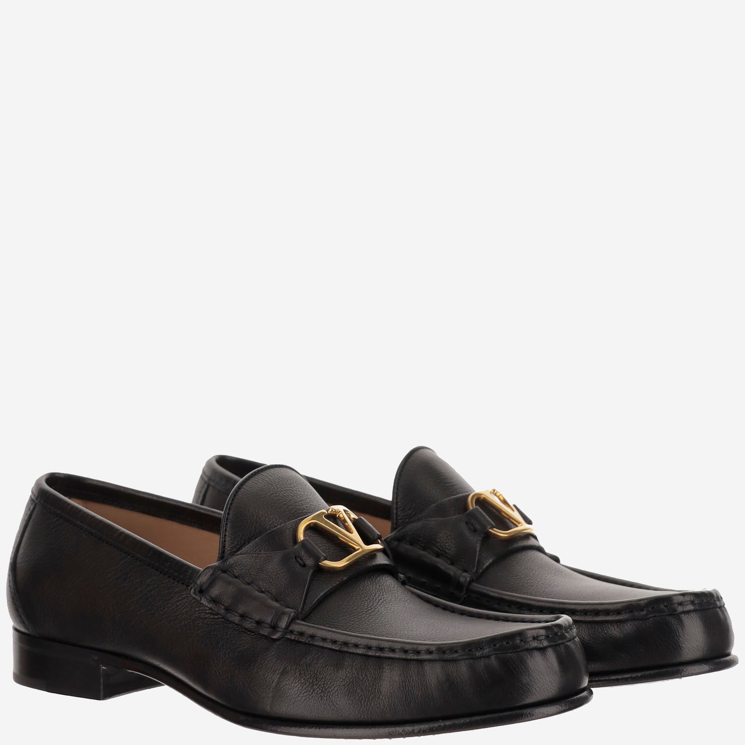 MOCASSINI IN PELLE VLOGO 9Y2S0J68 MIL0NO VALENTINO GARAVANI 