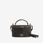 BORSA VANITY IN PELLE CON VLOGO 9W2P0AX8 SNP0NO VALENTINO GARAVANI 