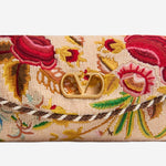 BORSA A SPALLA CON RICAMI FLOREALI 9W0B0T31 ECIBBH VALENTINO GARAVANI 