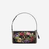 BORSA A SPALLA CON RICAMI FLOREALI 9W0B0T32 LBHN96 VALENTINO GARAVANI 