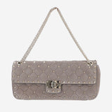 BORSA ROCKSTUD SPIKE IN PELLE SCAMOSCIATA 9W0B0T95 KQQ4AN VALENTINO GARAVANI 