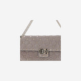 BORSA ROCKSTUD SPIKE IN PELLE SCAMOSCIATA 9W0B0T95 KQQ4AN VALENTINO GARAVANI 