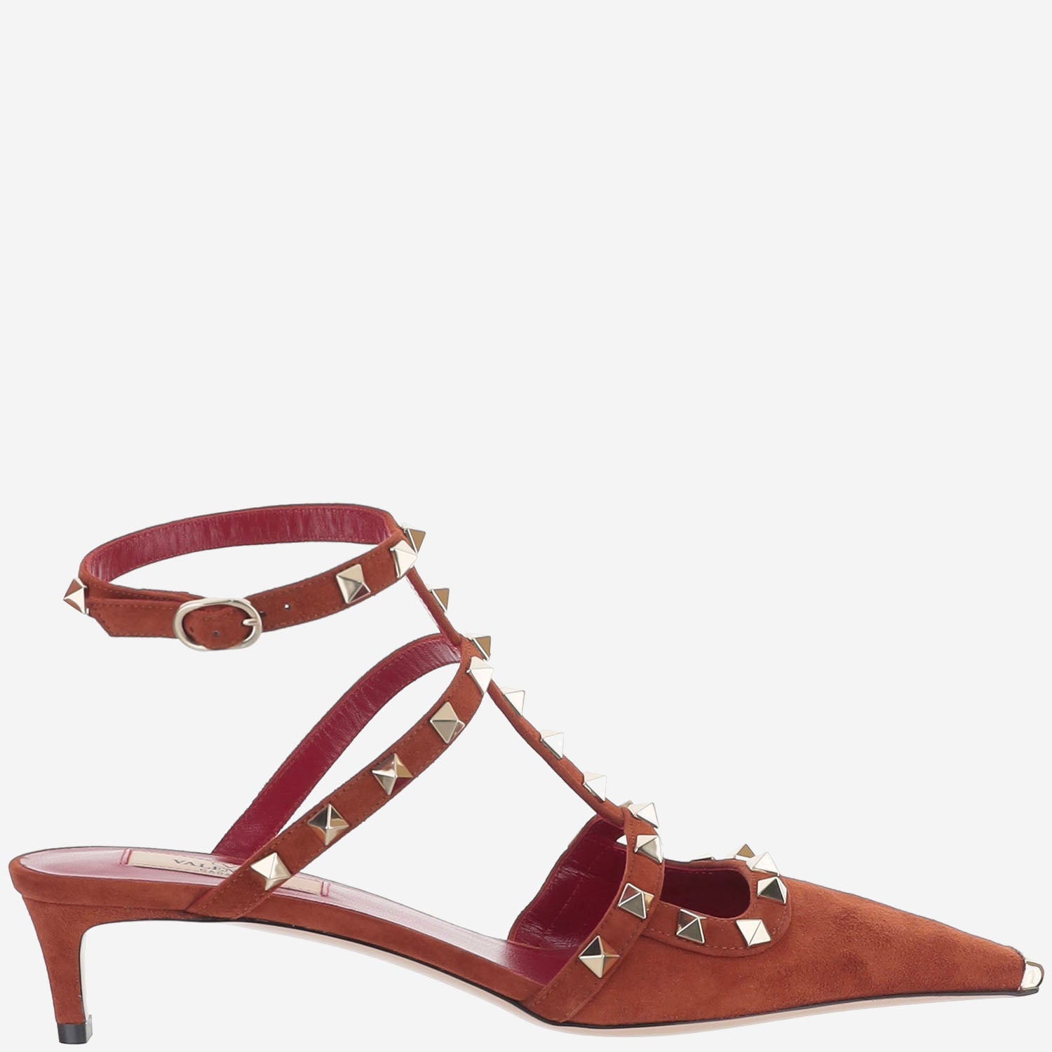 PUMPS SLINGBACK IN PELLE SCAMOSCIATA ROCKSTUD 9W0S0PV0 URTAXJ VALENTINO GARAVANI 