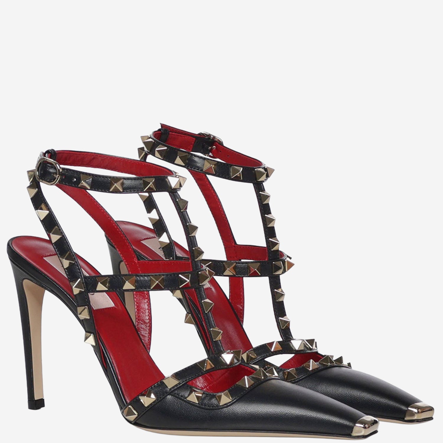 Décolleté rockstud in pelle 9W0S0PV4 WZD0NO VALENTINO GARAVANI 