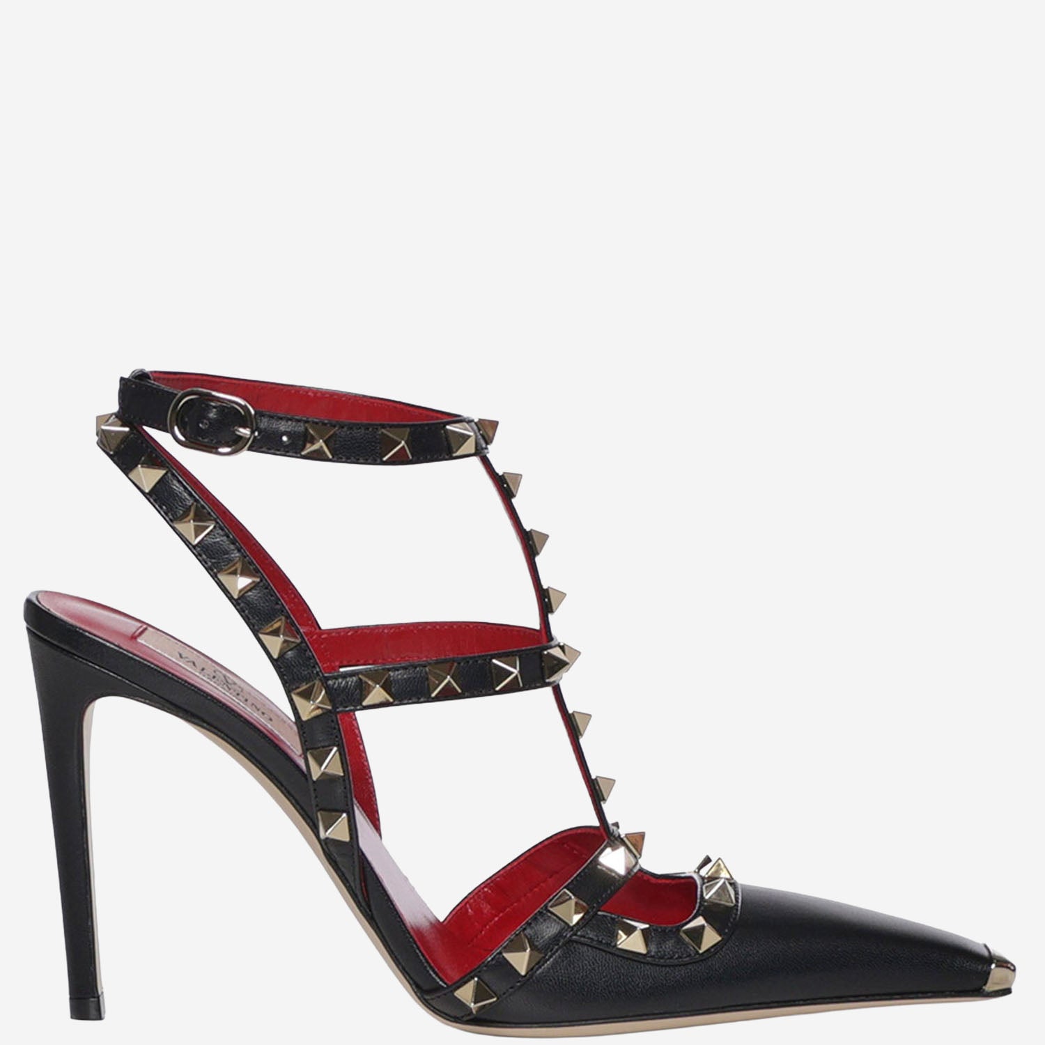 Décolleté rockstud in pelle 9W0S0PV4 WZD0NO VALENTINO GARAVANI 