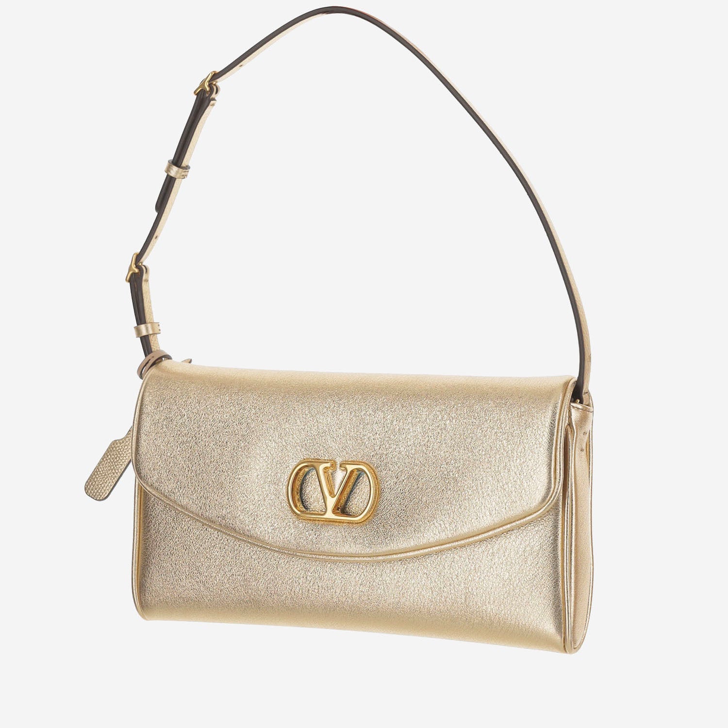 BORSA PICCOLA A SPALLA DEVAIN IN NAPPA LAMINATA 9W2B0T31 NVB39L VALENTINO GARAVANI 
