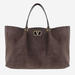 BORSA IN SUEDE CON LOGO 9W2B0T82 AHA0TO VALENTINO GARAVANI 