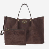 BORSA IN SUEDE CON LOGO 9W2B0T82 AHA0TO VALENTINO GARAVANI 