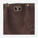 BORSA IN SUEDE CON LOGO 9W2B0T82 AHA0TO VALENTINO GARAVANI 