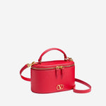 MINI VANITY BAG VLOGO SIGNATURE IN VITELLO GRANATO 9W2P0AX8 SNPJU5 VALENTINO GARAVANI 