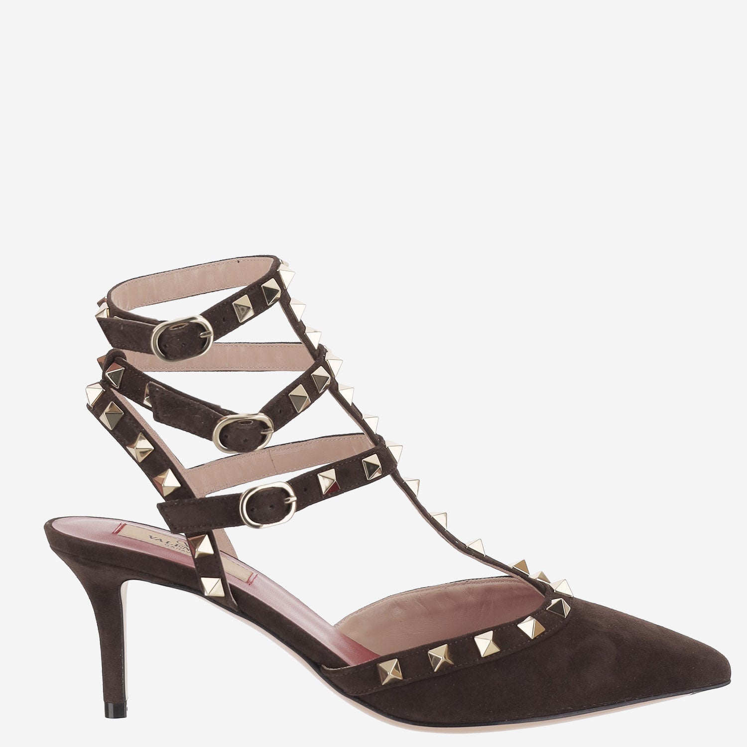 Décolleté Rockstud in suede 9W2S0375 CVB0TO VALENTINO GARAVANI 