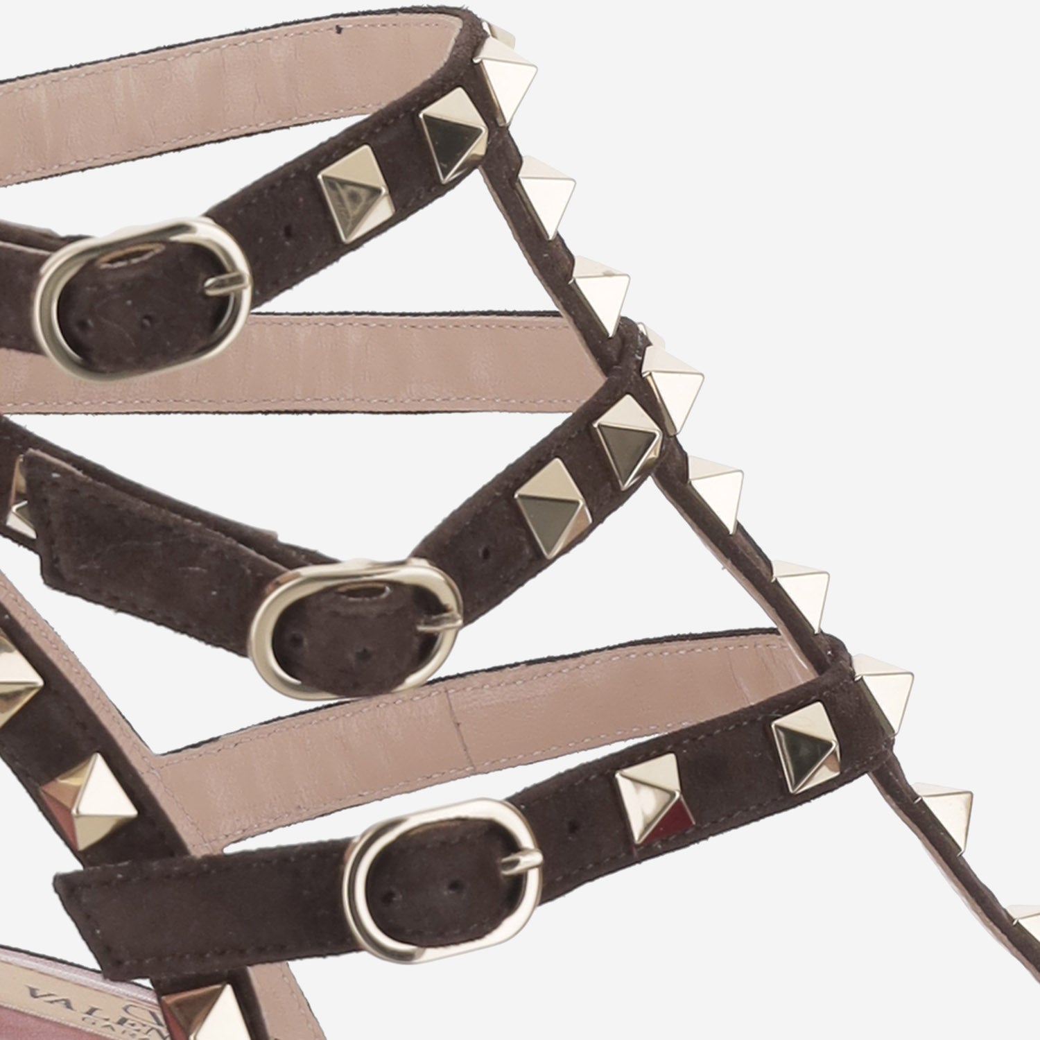 Décolleté Rockstud in suede 9W2S0375 CVB0TO VALENTINO GARAVANI 