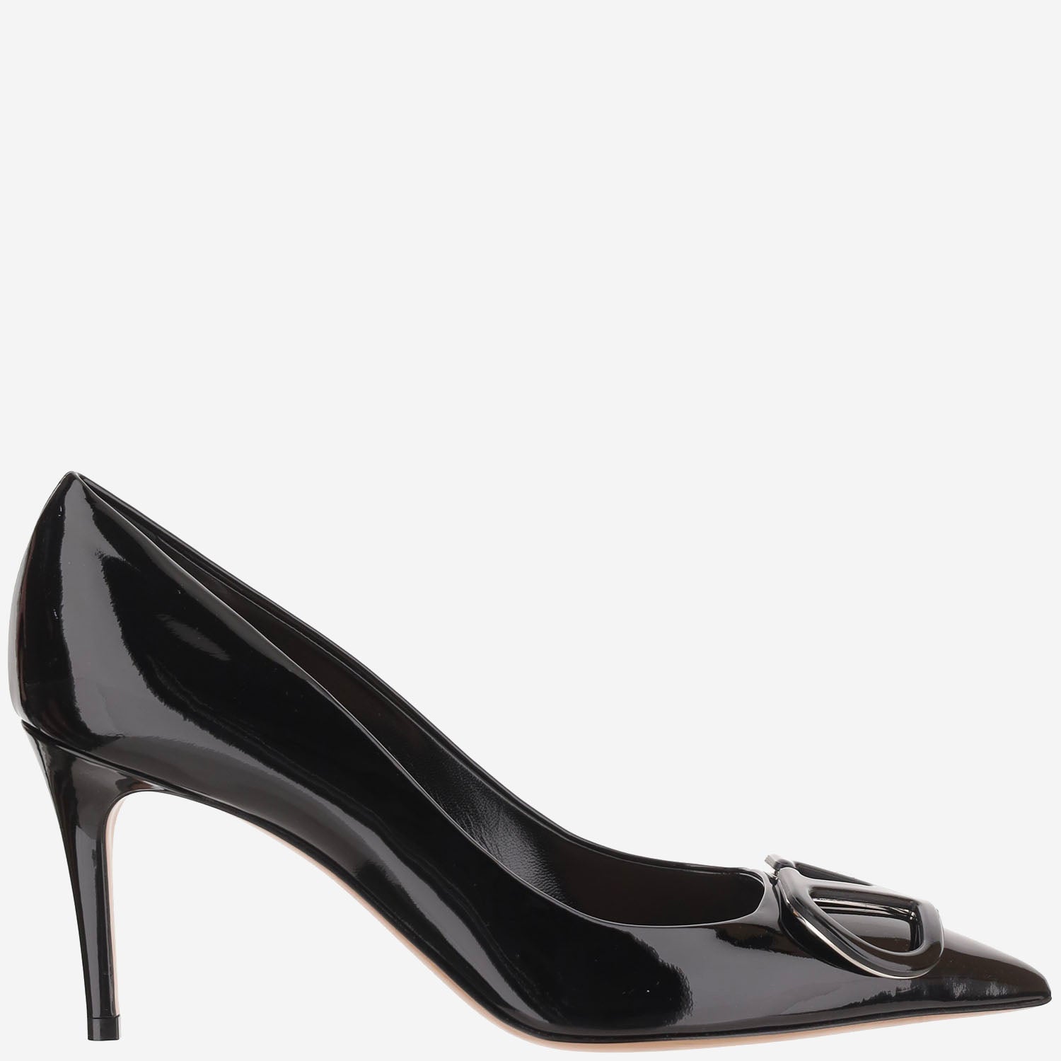 DÉCOLLETÉ IN PELLE CON LOGO 9W2S0EM9 DUW0NO VALENTINO GARAVANI 