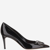DÉCOLLETÉ IN PELLE CON LOGO 9W2S0EM9 DUW0NO VALENTINO GARAVANI 
