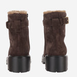 STIVALETTI IN SUEDE CON LOGO 9W2S0MT5 XYA2W2 VALENTINO GARAVANI 
