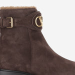 STIVALETTI IN SUEDE CON LOGO 9W2S0MT5 XYA2W2 VALENTINO GARAVANI 