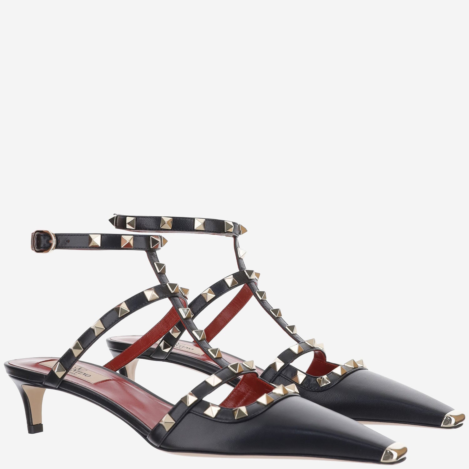Décolleté rockstud in pelle 9W2S0PV0 WZD0NO VALENTINO GARAVANI 