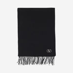 SCIARPA IN LANA VERGINE CON FRANGE E LOGO 9Y2ET028 UJC9RA VALENTINO GARAVANI 