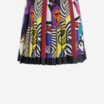 MINIGONNA PLISSETTATA IN TWILL DI SETA 1000829 1A192885X000 VERSACE 