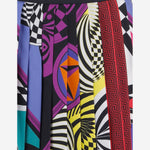MINIGONNA PLISSETTATA IN TWILL DI SETA 1000829 1A192885X000 VERSACE 
