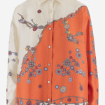 CAMICIA IN SETA CON STAMPA VERSACE 1025686 1A186825O360 VERSACE 