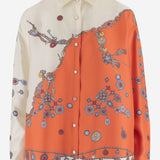 CAMICIA IN SETA CON STAMPA VERSACE 1025686 1A186825O360 VERSACE 