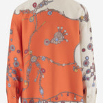 CAMICIA IN SETA CON STAMPA VERSACE 1025686 1A186825O360 VERSACE 