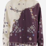 CAMICIA IN SETA CON STAMPA VERSACE 1025686 1A186825R880 VERSACE 