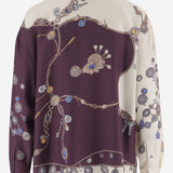 CAMICIA IN SETA CON STAMPA VERSACE 1025686 1A186825R880 VERSACE 