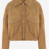 GIUBBOTTO IN SUEDE 1025704 1A183801K230 VERSACE 