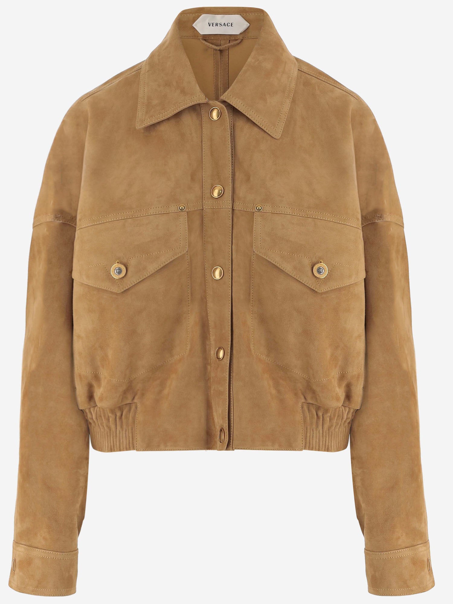 GIUBBOTTO IN SUEDE 1025704 1A183801K230 VERSACE 