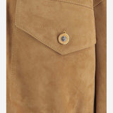 GIUBBOTTO IN SUEDE 1025704 1A183801K230 VERSACE 