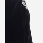 MINIABITO IN VELLUTO CON RICAMO 1026677 1A191801UI40 VERSACE 