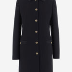 CAPPOTTO MONOPETTO IN LANA 1026890 1A190911B000 VERSACE 