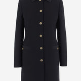 CAPPOTTO MONOPETTO IN LANA 1026890 1A190911B000 VERSACE 