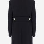 CAPPOTTO MONOPETTO IN LANA 1026890 1A190911B000 VERSACE 