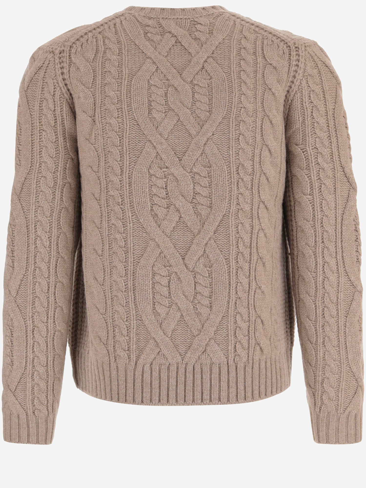 MAGLIONE IN LANA CON LAVORAZIONE A TRECCE M19996615A 159HOA VINCE 