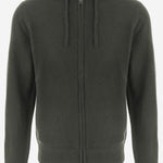 FELPA IN CASHMERE CON CAPPUCCIO MR8066547A 328BGG VINCE 