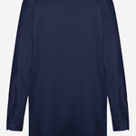 CAMICIA IN SETA CON SCOLLO A V VR84511926 403 VINCE 