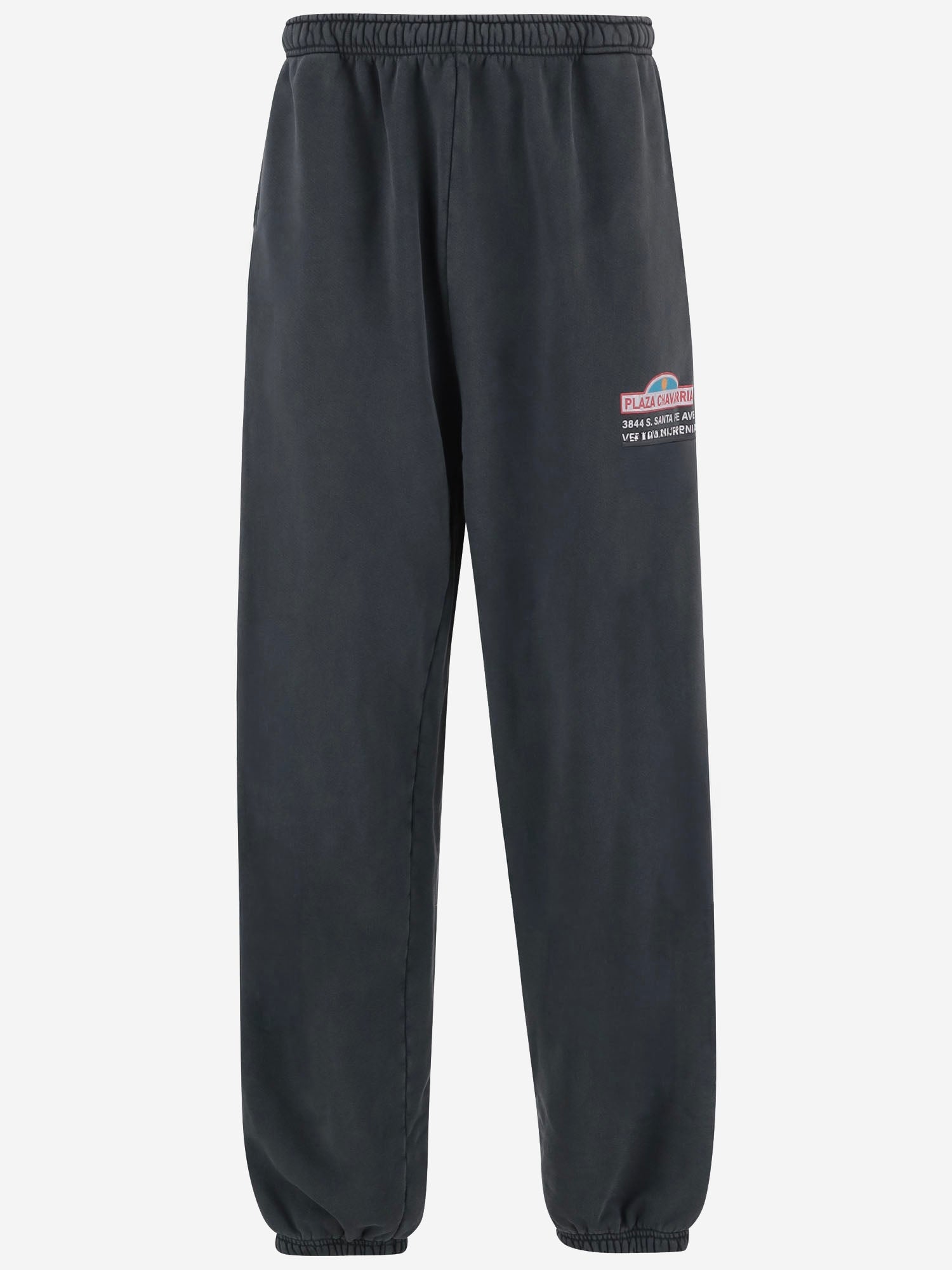 PANTALONI PLAZA IN COTONE CON STAMPA MUJSB006064N 011 WILLY CHAVARRIA 