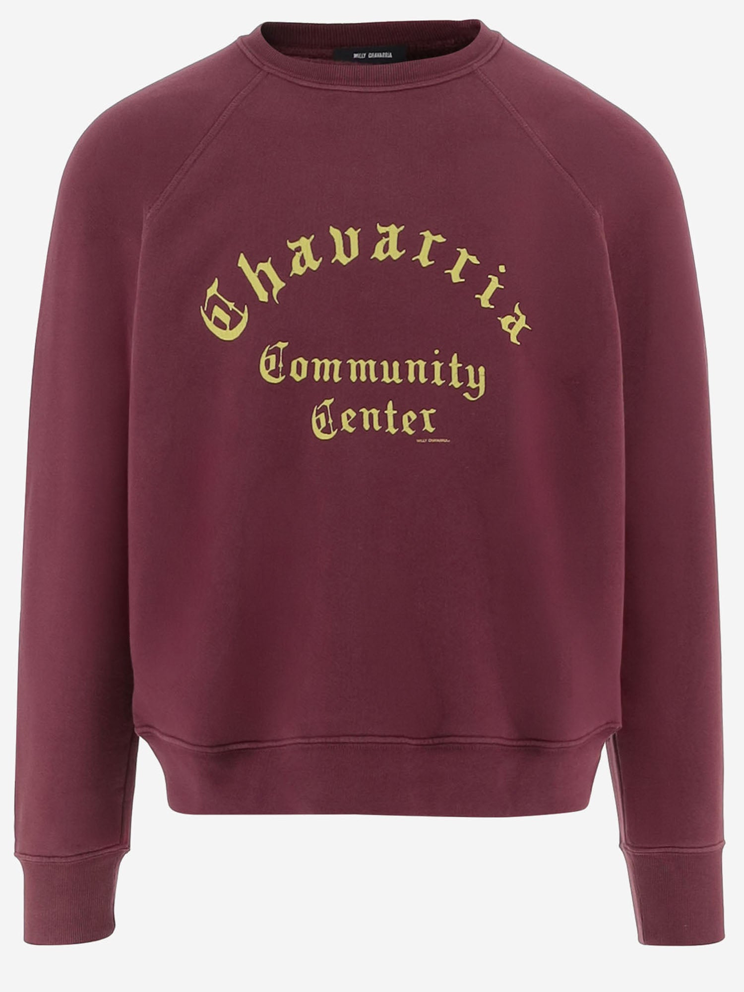 FELPA IN COTONE CON LOGO MUJSW020064N 045 WILLY CHAVARRIA 