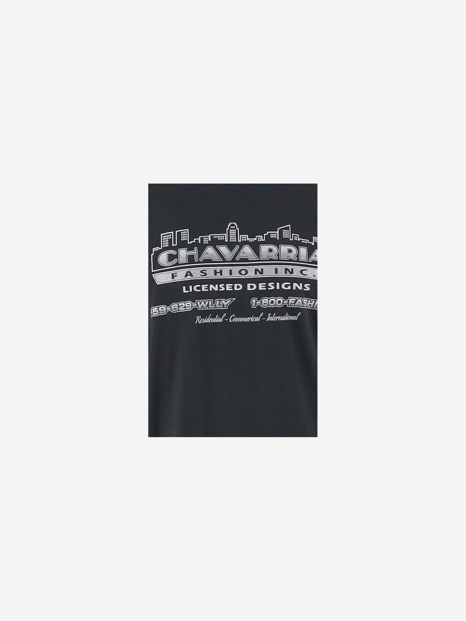 T-SHIRT IN COTONE CON LOGO MUJTE005062N 011 WILLY CHAVARRIA 