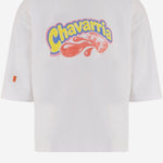 T-SHIRT IN COTONE CON STAMPA LOGO<BR/> MUJTE009061N 000 WILLY CHAVARRIA 