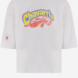 T-SHIRT IN COTONE CON STAMPA LOGO<BR/> MUJTE009061N 000 WILLY CHAVARRIA 