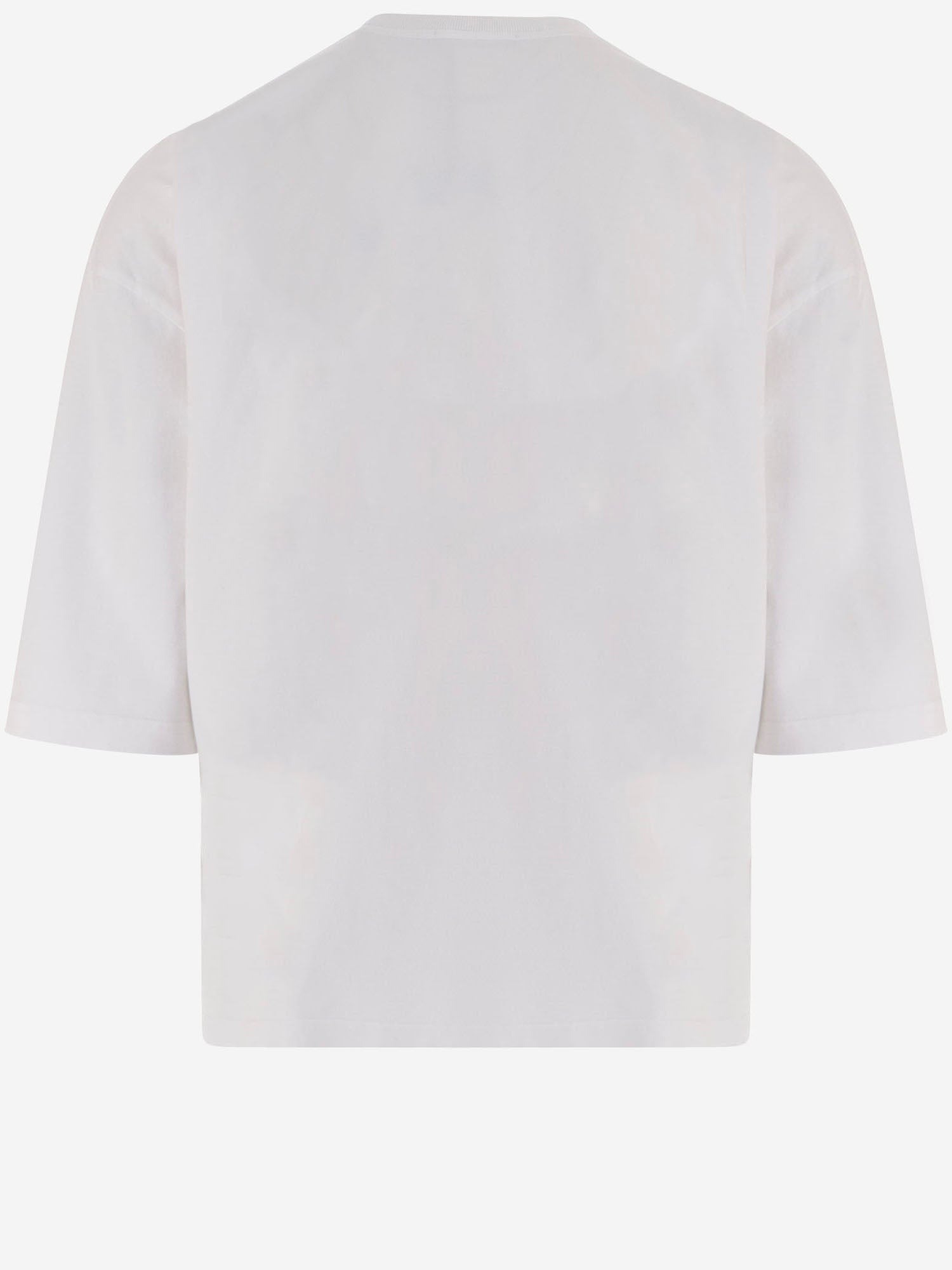 T-SHIRT IN COTONE CON STAMPA LOGO<BR/> MUJTE009061N 000 WILLY CHAVARRIA 