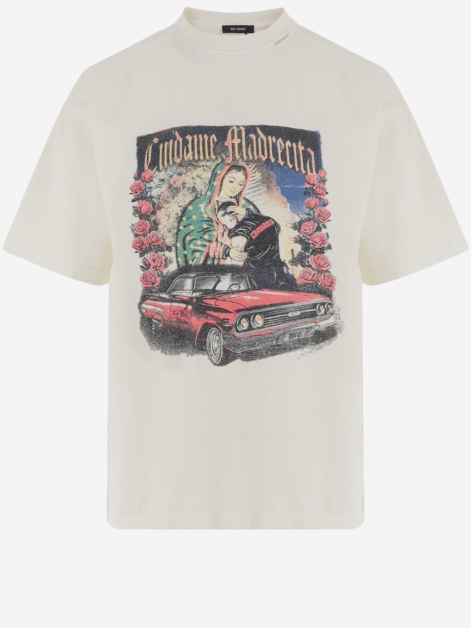 T-SHIRT CUIDAME MADRECITA IN COTONE MUJTE027061N 065 WILLY CHAVARRIA 