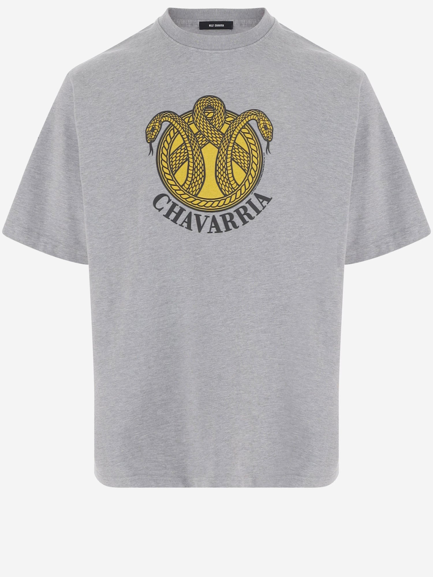T-SHIRT SNAKE CREST IN COTONE MUJTE030061N 008 WILLY CHAVARRIA 