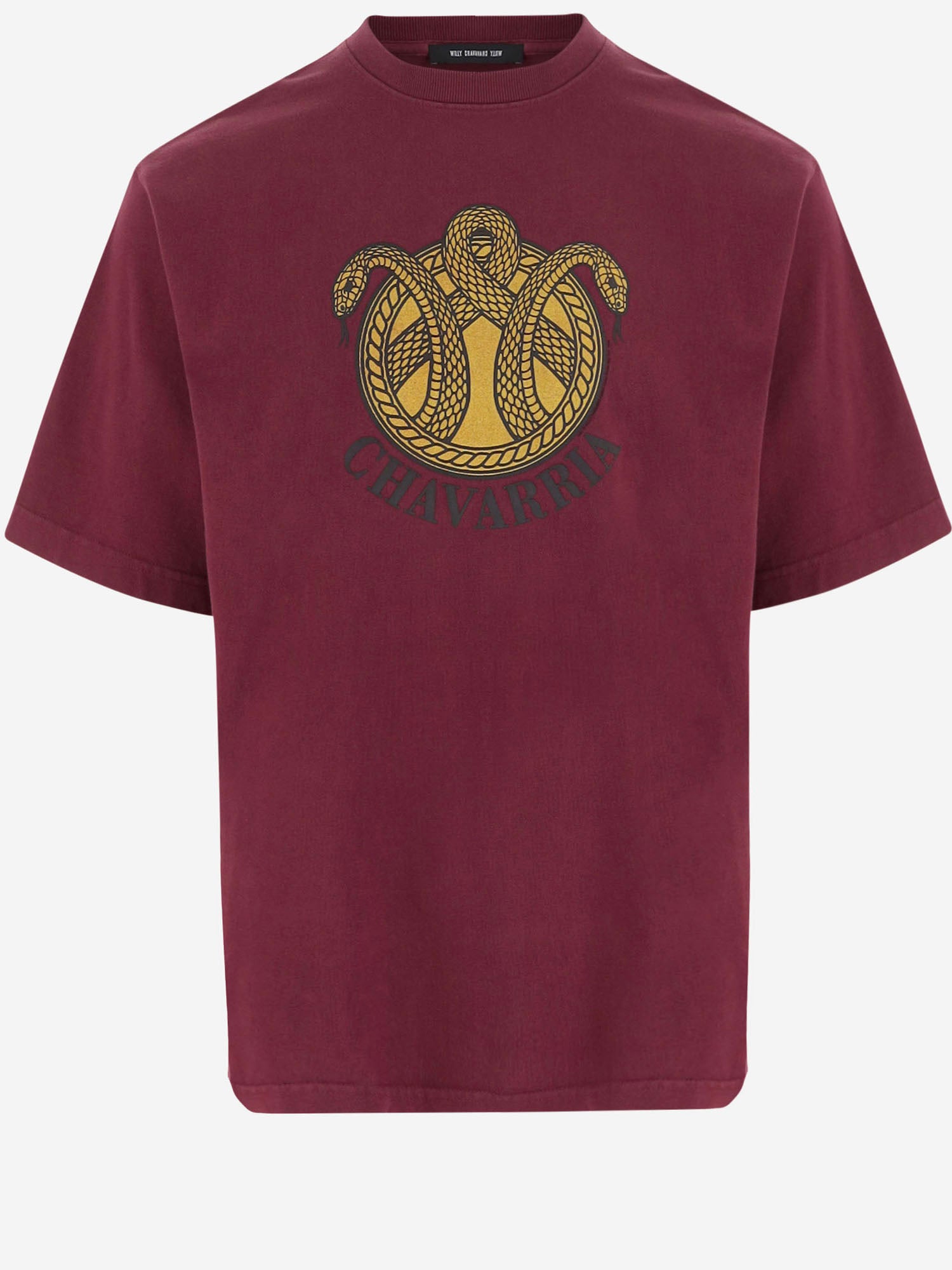T-SHIRT SNAKE CREST IN COTONE MUJTE030061N 045 WILLY CHAVARRIA 