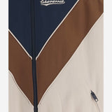 GIACCA BADBOY TRACK CON MOTIVO COLOR BLOCK MUWJK002046N 014 WILLY CHAVARRIA 