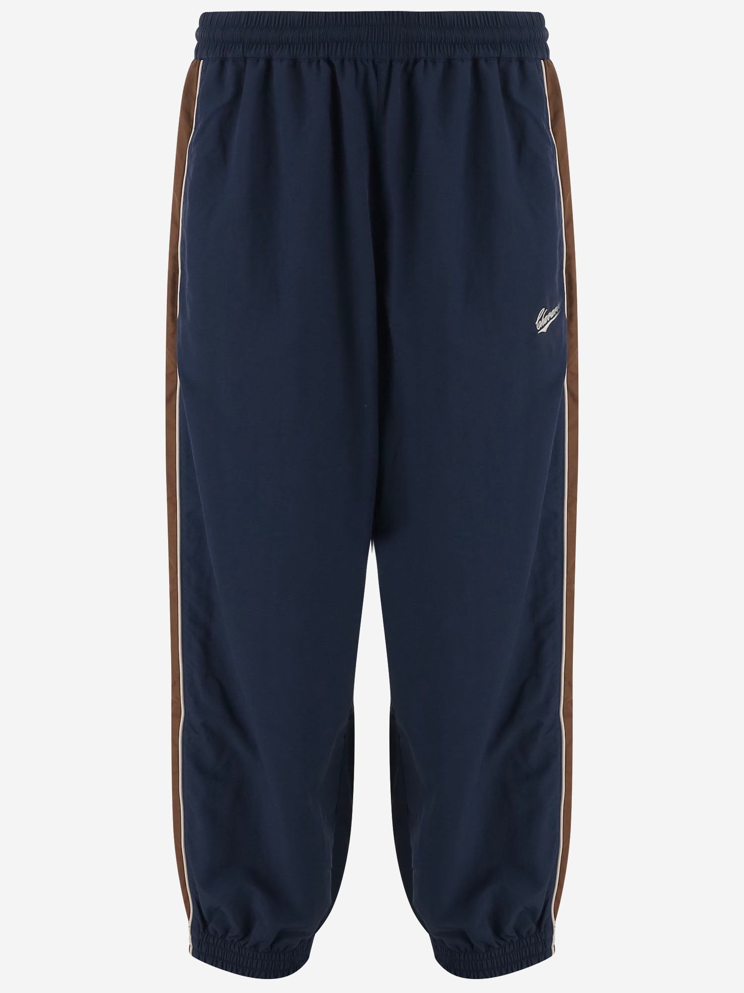PANTALONI IN NYLON CON BANDE LATERALI MUWPA004046N 014 WILLY CHAVARRIA 